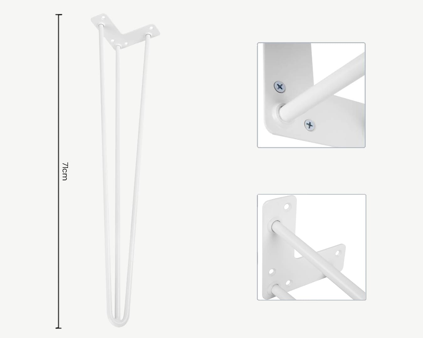 00_Pata 3 Varilla Blanca 71cm