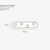 04_Boceto Acotado_Placa recta acero_40x16