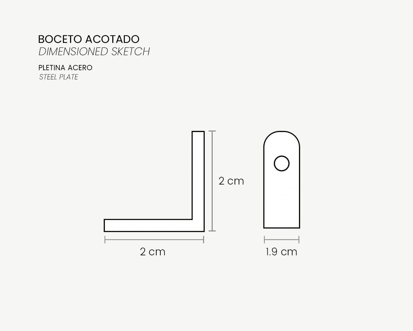 04_Boceto Acotado_Pletina Acero 20