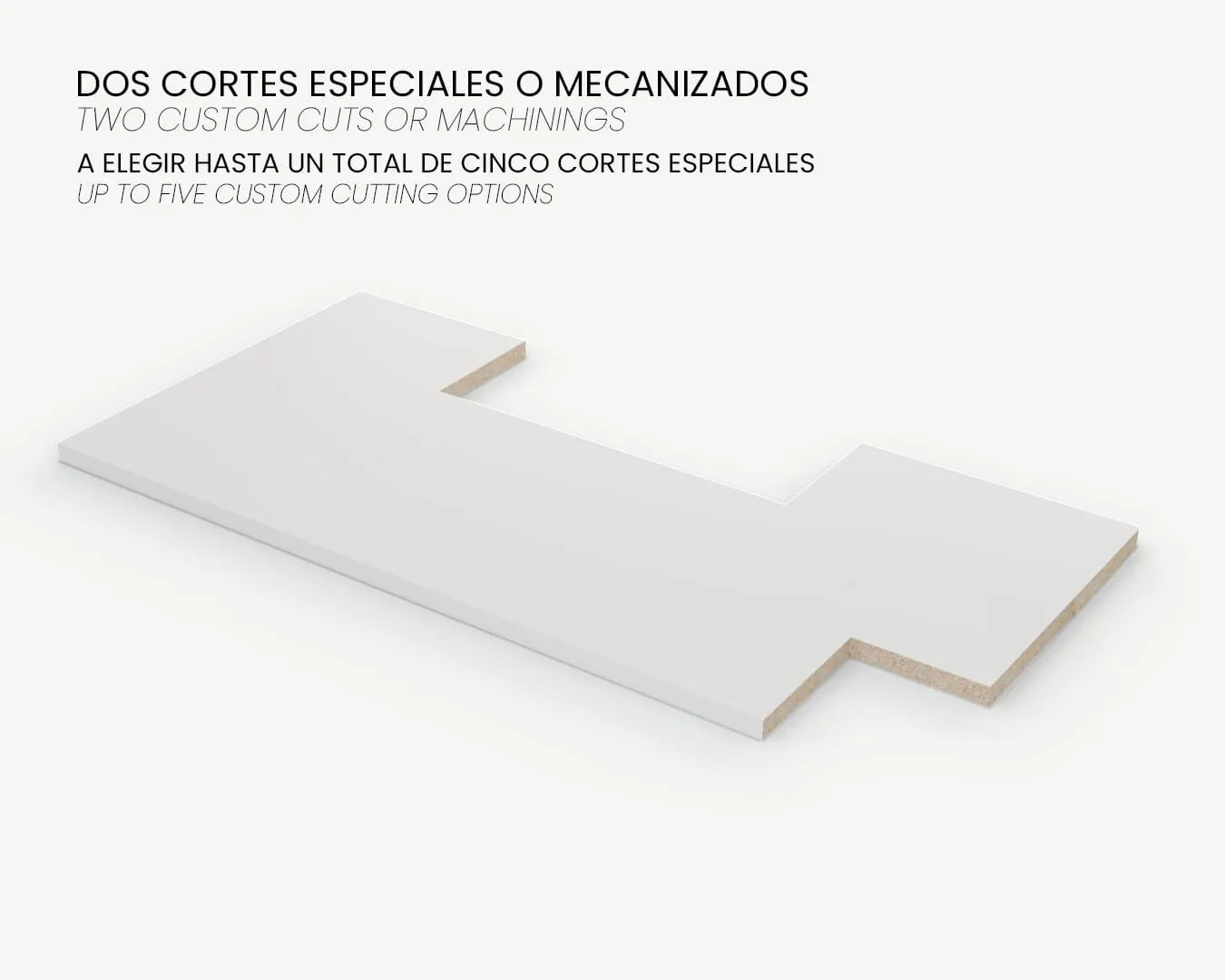 Encimera canto recto_Dos Mecanizados