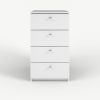 Blanco_Cajonera NEIL_4 cajones_Frontal
