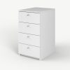 Blanco_Cajonera NEIL_4 cajones_Lateral
