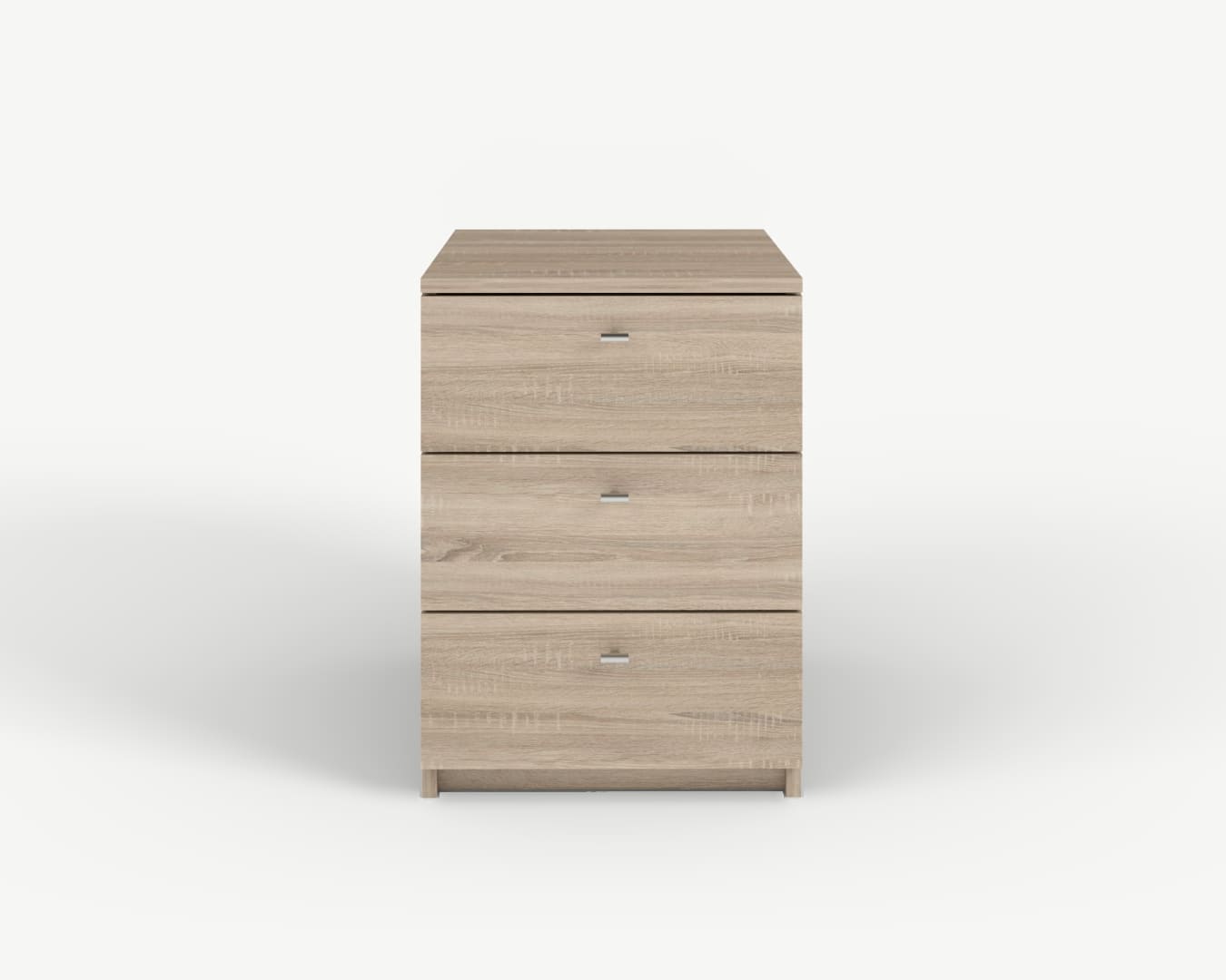 Roble Cambrian_Cajonera NEIL_3 cajones_Frontal