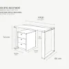 04_Boceto Acotado_Escritorio industrial cajonera_74cm-2_11zon