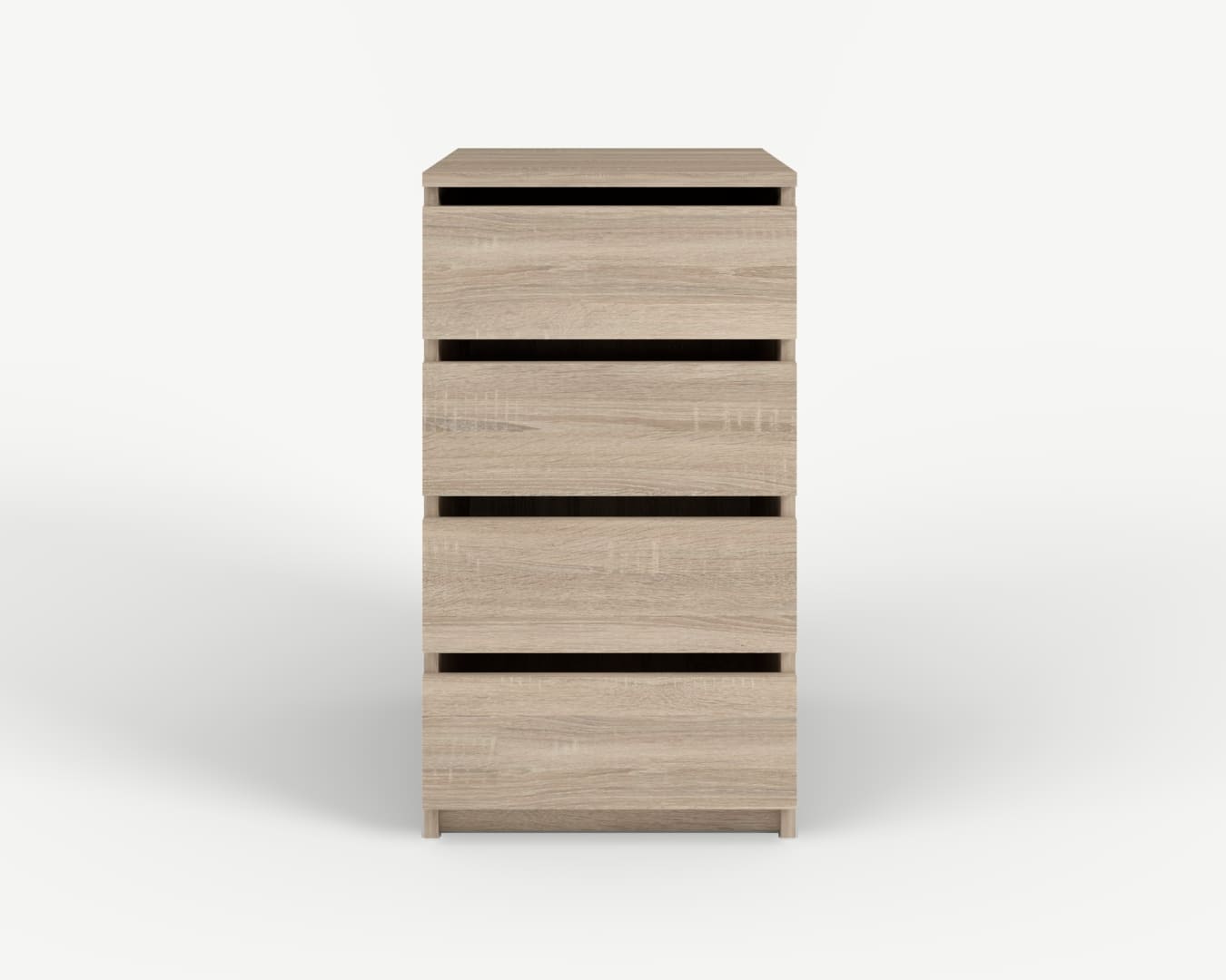 Roble Cambrian_Cajonera ROSSINI_4 cajones_Frontal