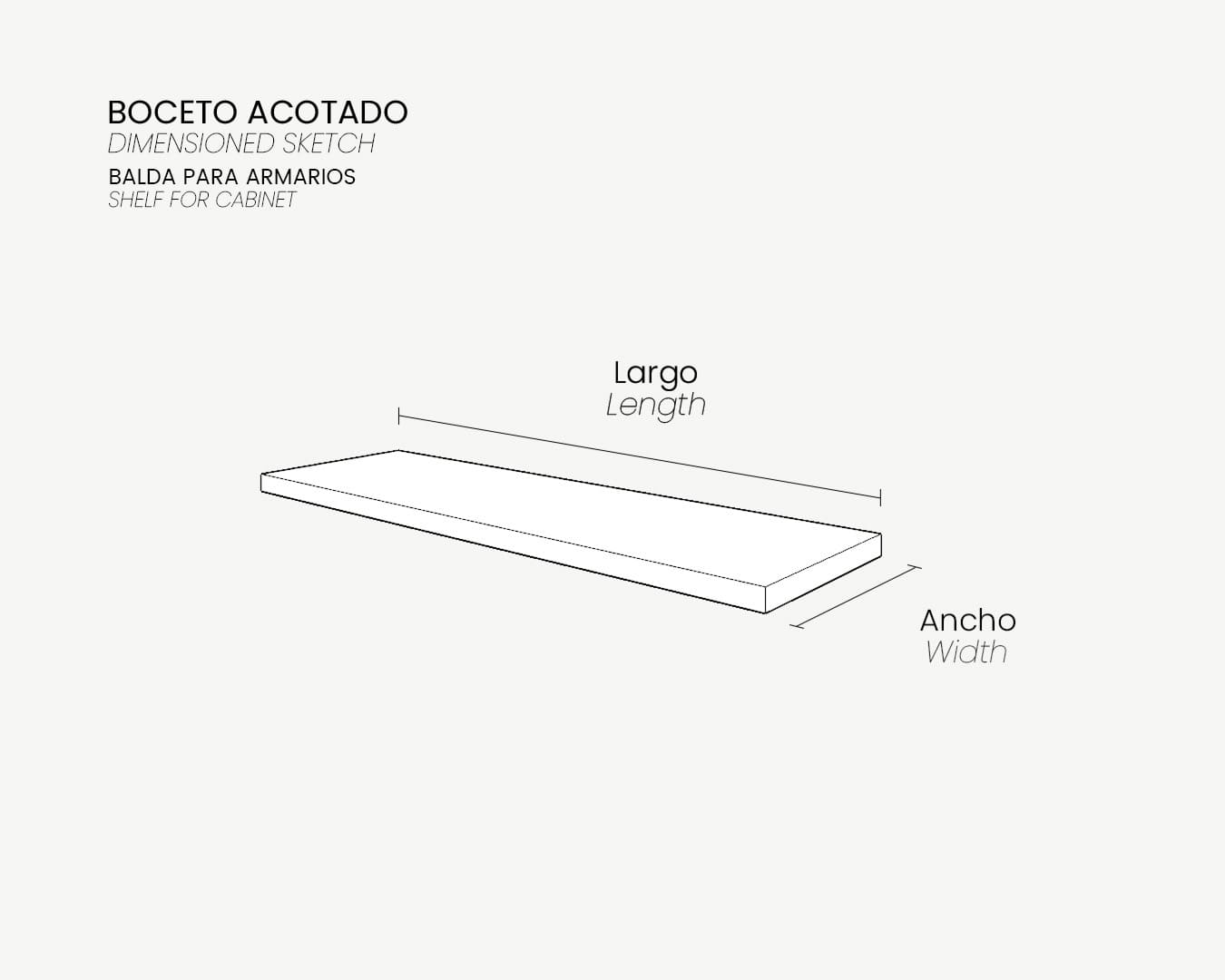 00_Boceto Acotado BALDA PARA ARMARIO