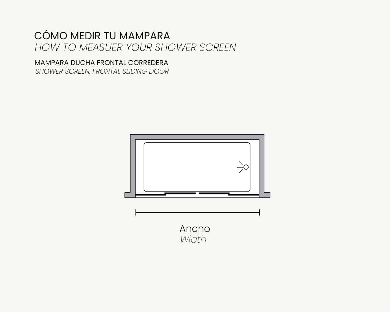 Boceto Acotado_Mamparas-Frontal-Corredera-2f,2c
