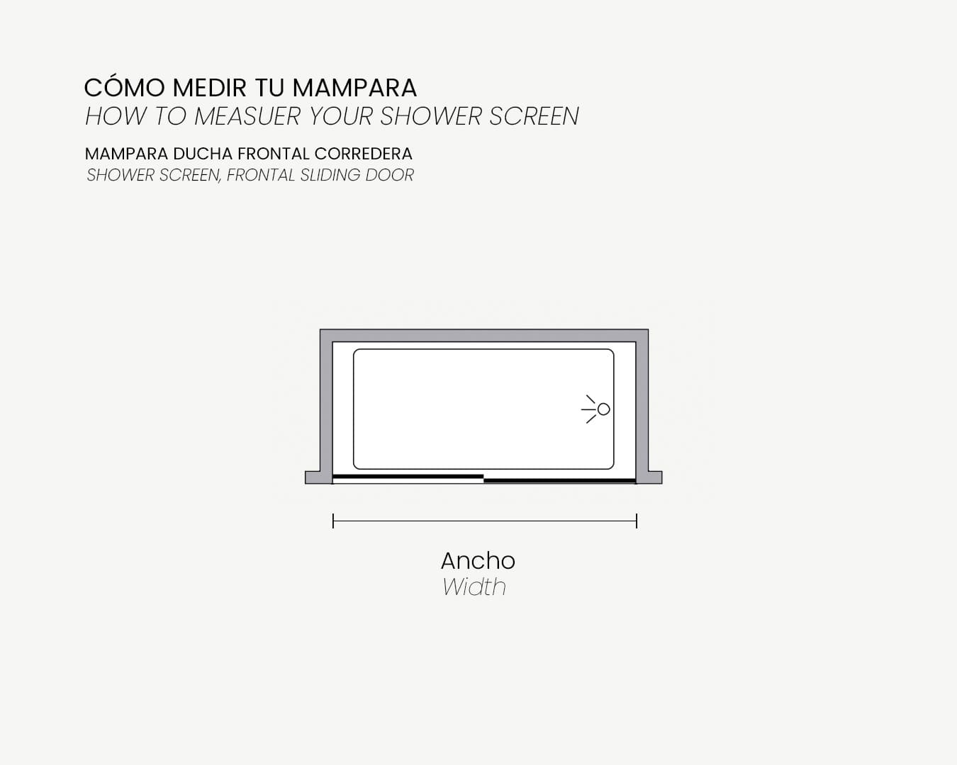 Boceto Acotado_Mamparas-Frontal-Corredera