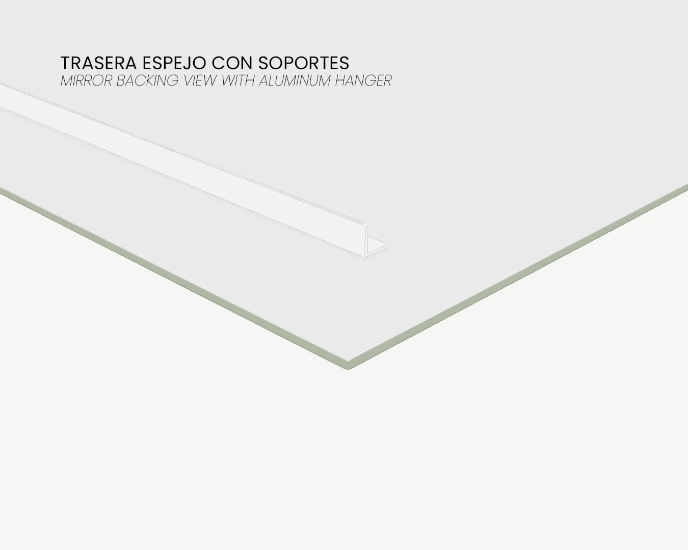 05_Boceto_Espejo canto pulido con soportes
