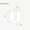 00_Boceto Acotado_Mueble Bajo de Cocina_Horno