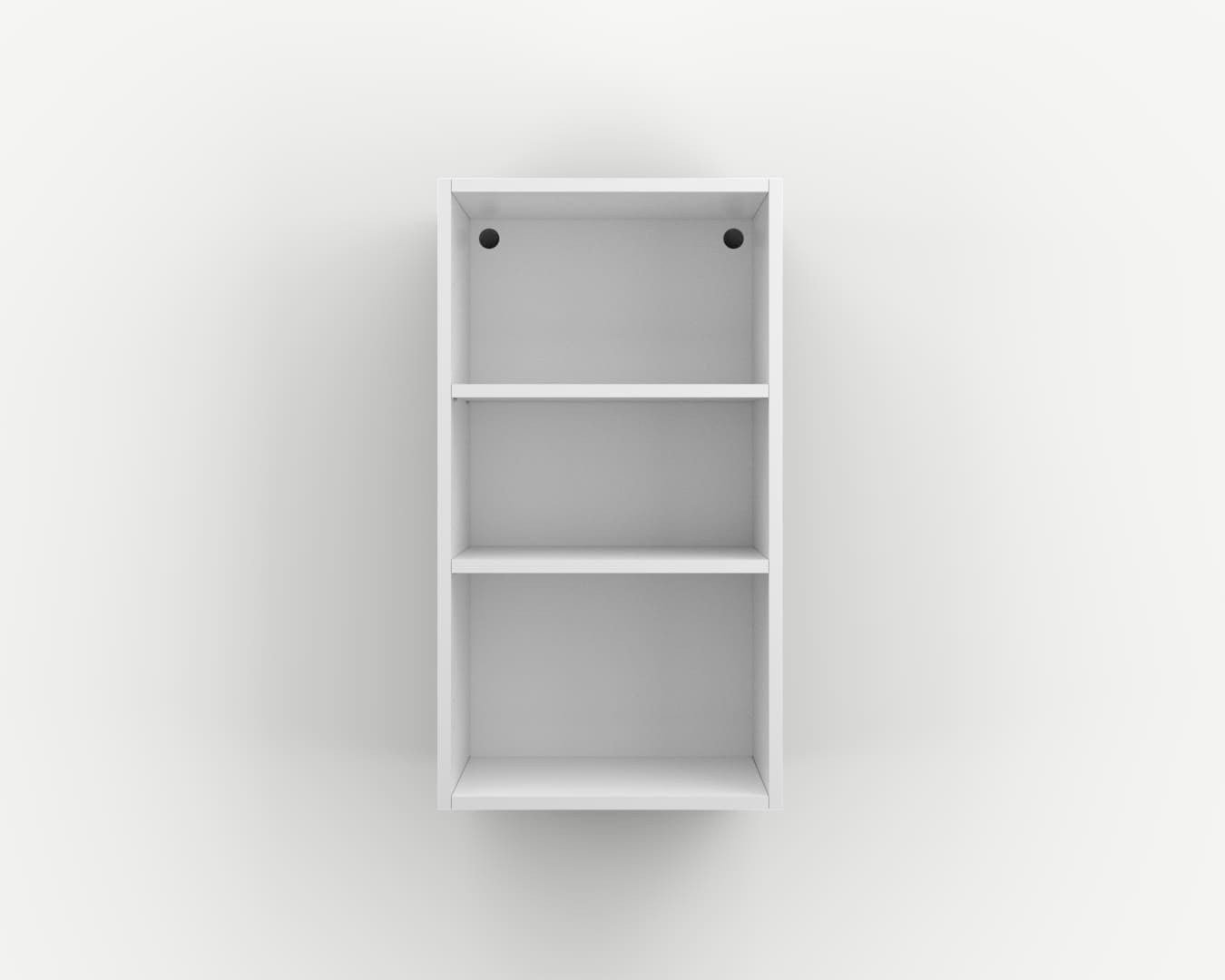 Mueble Alto de Cocina_90cm_Dos Baldas_Frontal
