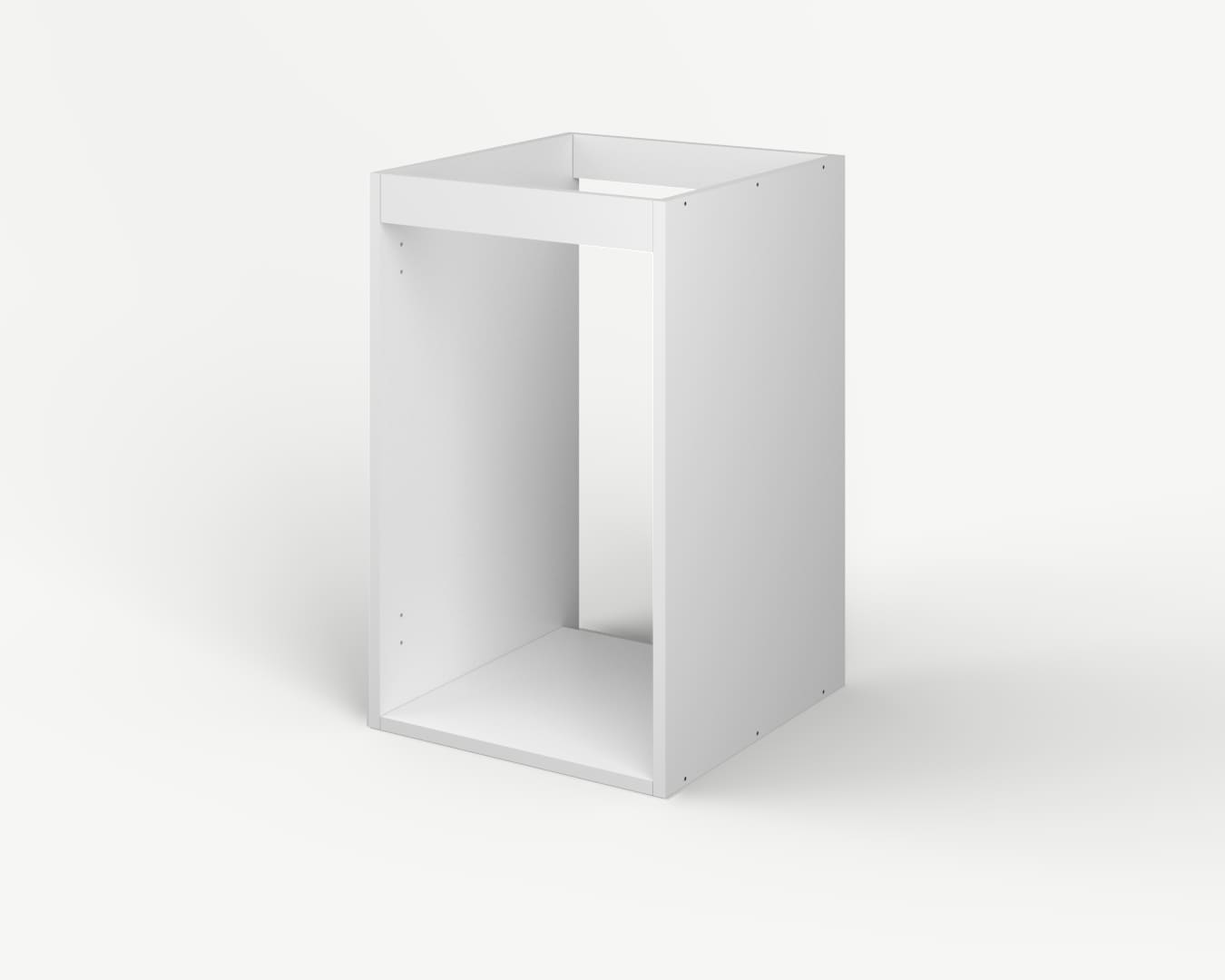 Mueble Bajo de Cocina_Fregadero_Sin Patas_Lateral