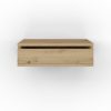 Roble Amazonas_Mesita Rossini Frontal 1 cajon