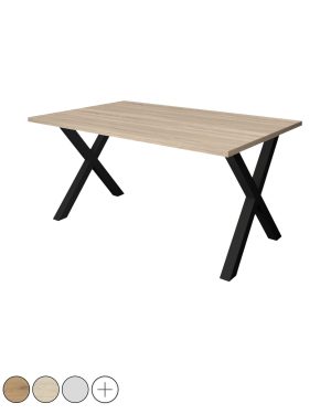 Mesa a medida con patas en X