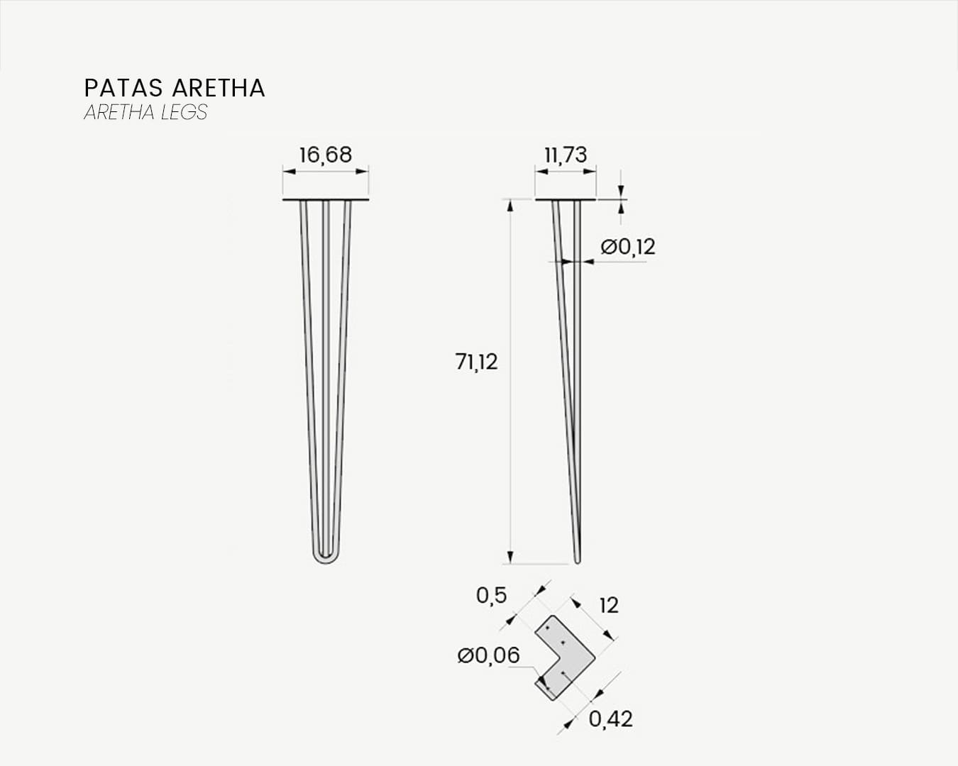 04_Boceto acotado_Patas ARETHA-Nombre