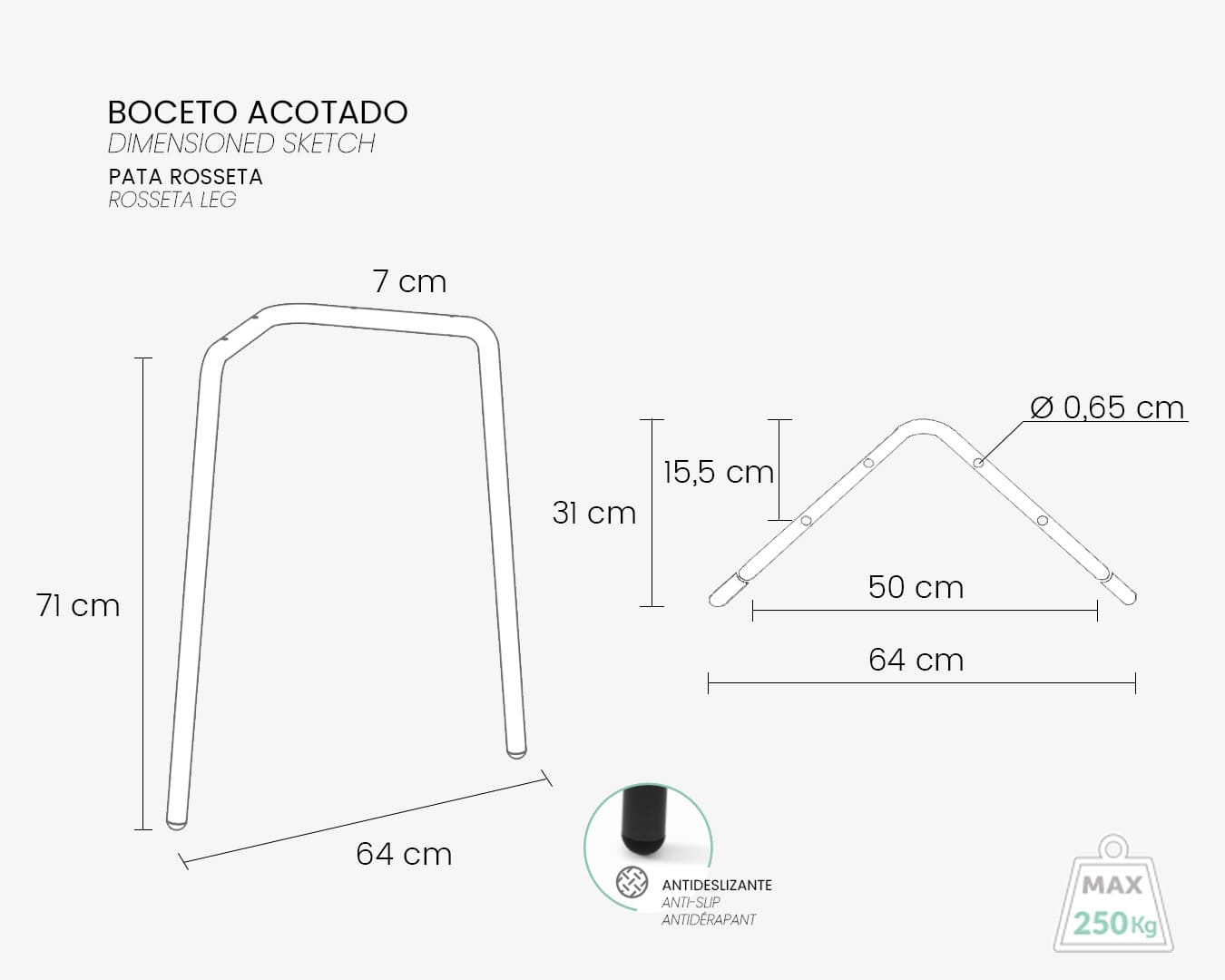 04_Boceto Acotado_Pata ROSSETA 2