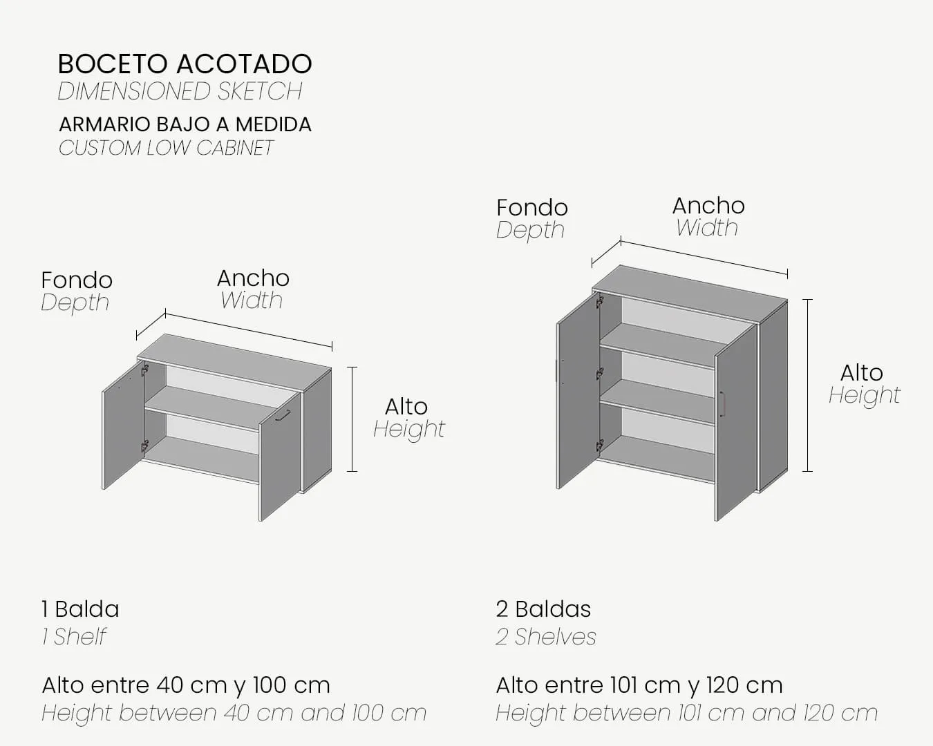 04_Boceto Acotado_Armario Bajo DORMA