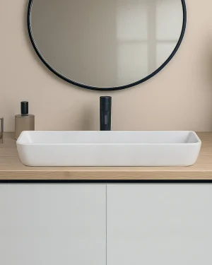 Encimera de baño HPL a medida