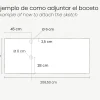 Ejemplo de como adjuntar un boceto - Encimera baño