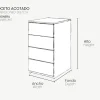 00_Boceto Acotado_Cajonera BASIC_4 cajones_11zon