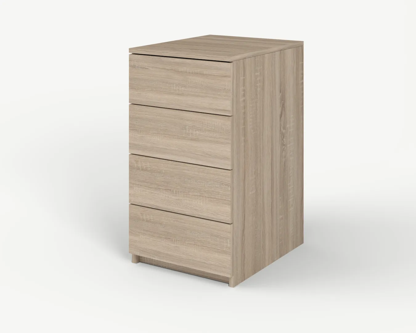 Roble Cambrian_Cajonera BASIC_4 cajones_Lateral_40_11zon