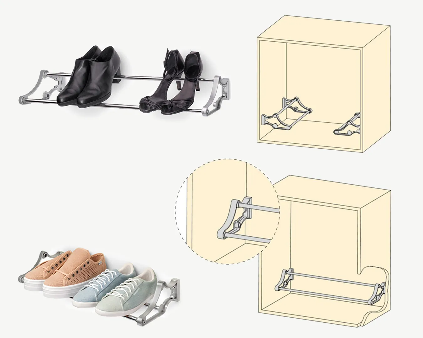 Zapatero extensible para interior de armario 04_11zon