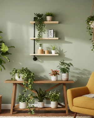 Soporte de pared para plantas a medida