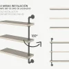 04_Detalle Giro_Soporte para plantas de pared