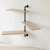 Soporte pared FUNK para baldas - Roble Verso_11zon