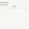 00_Boceto Acotado_Cristal_Mesa NOVAX_Araña_Redonda_3