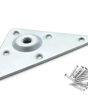 Placas de acero para patas de madera