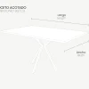04_Boceto Acotado_Mesa NOVAX_Araña_Tablero Cuadrado