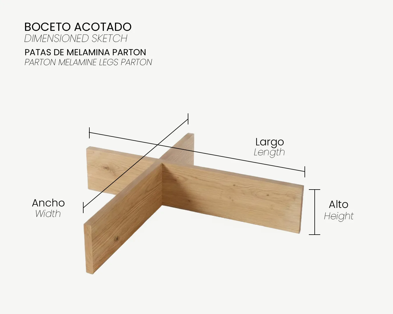 04_Boceto Acotado_Patas de melamina PARTON_1_11zon