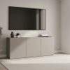 MUEBLE TV MINERAL GRAY 3 PUERTAS EMPL