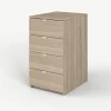 Roble Cambrian_Cajonera JESSIE_4 cajones_Lateral