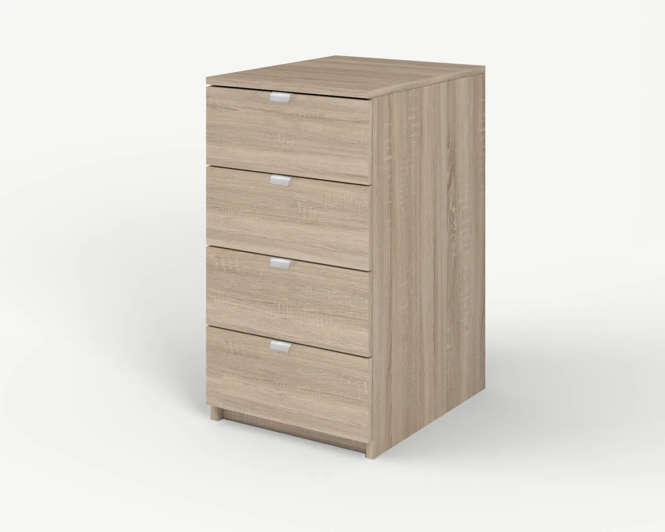 Roble Cambrian_Cajonera JESSIE_4 cajones_Lateral