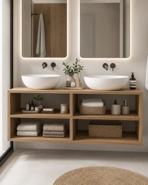 Mueble de baño para lavabo doble