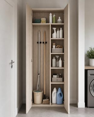 Mueble para productos de limpieza