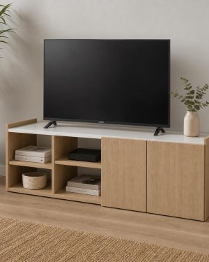 Mueble TV industrial a medida