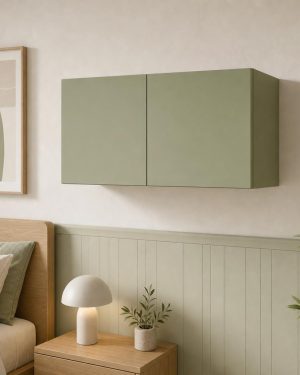Mueble colgador con puertas