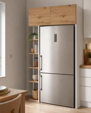 Mueble para frigorífico KAPPET con modulo superior