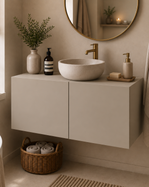 Mueble de baño suspendido AKARI