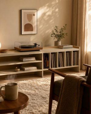 Mueble tocadiscos SONORA