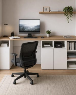 Escritorio con estanterías MULES