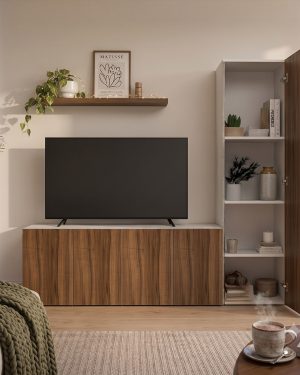Mueble de tv y estantería YUMY