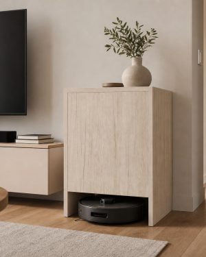 Mueble alto para robot aspirador