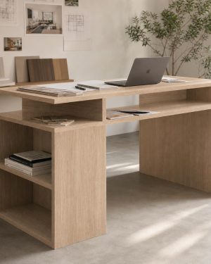 Mesa con estantería lateral NAMBA