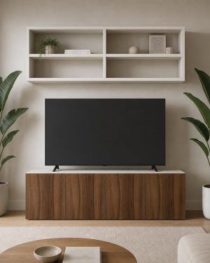 Mueble de tv con estanteria LUCK