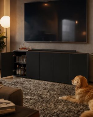 Mueble bar estrecho TANAI