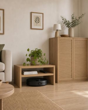 Mueble para robot aspirador